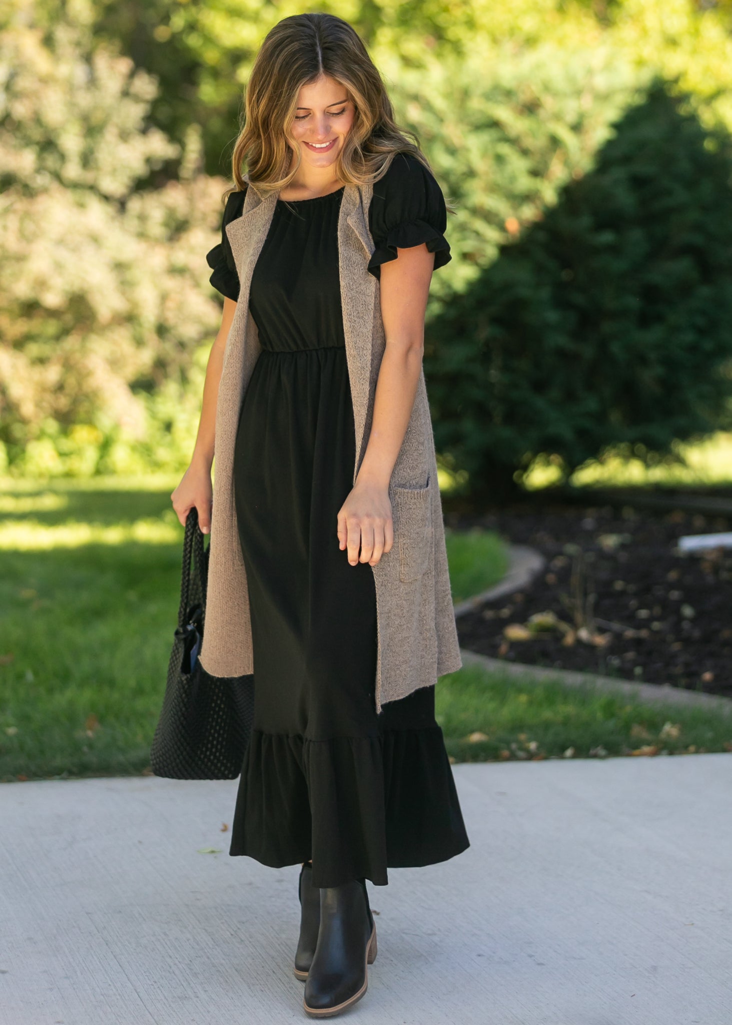 Amy Puff Sleeve Maxi Dress Inherit Co.