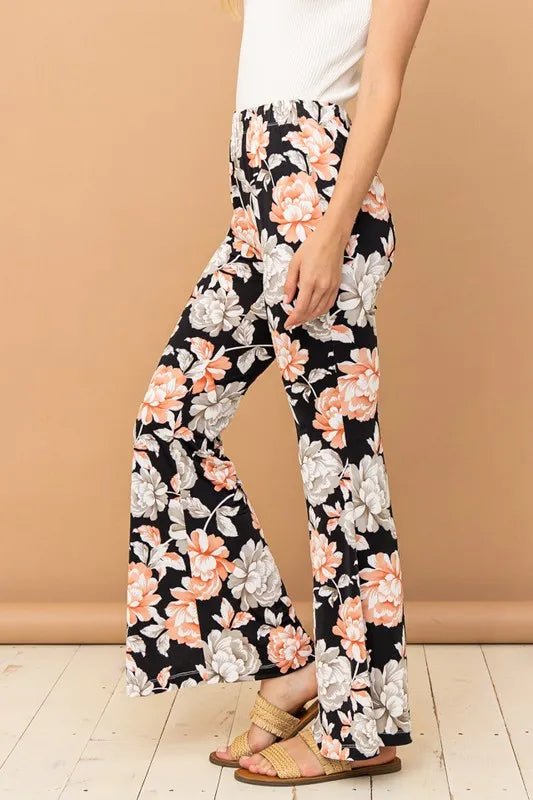 And The Why Wrinkle-Free Stretch Bell Bottom Flare Pants - Love Salve 