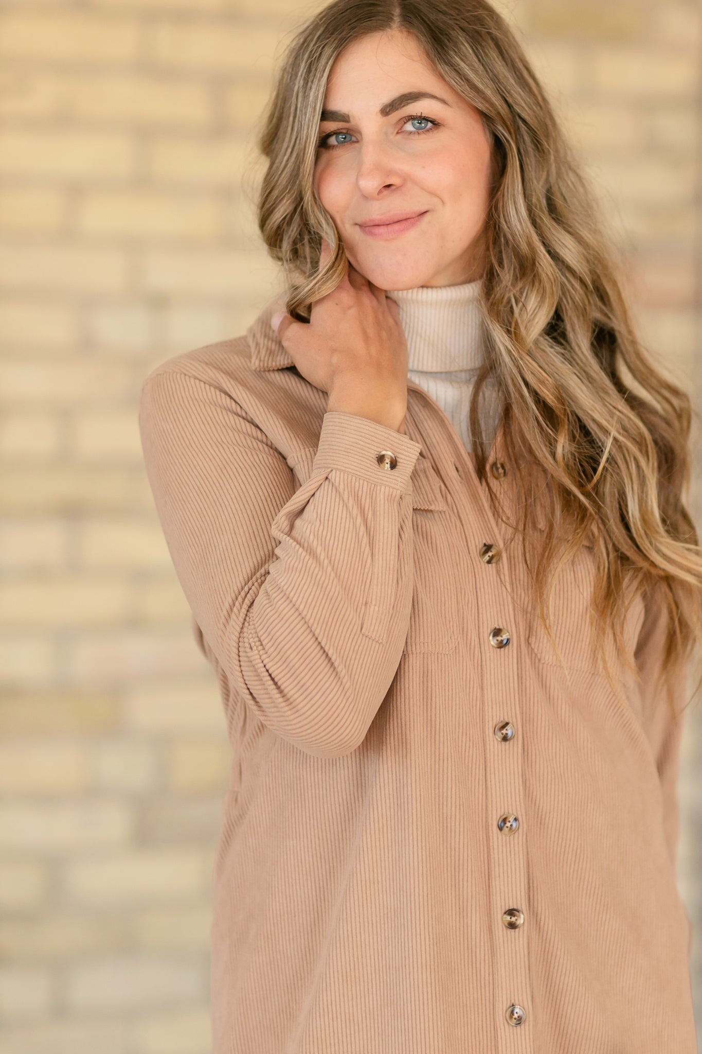 Anika Corduroy Shirt Dress Inherit Co.