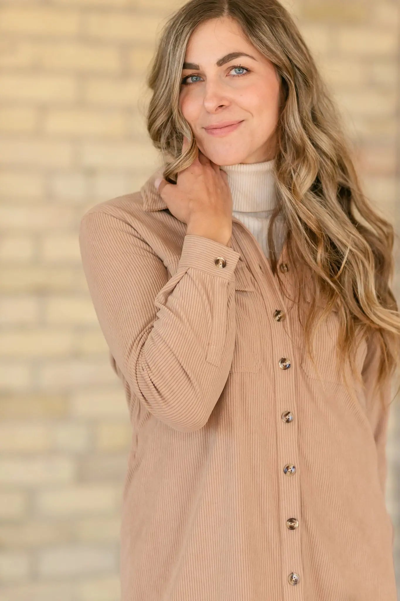 Anika Corduroy Shirt Dress Inherit Co.