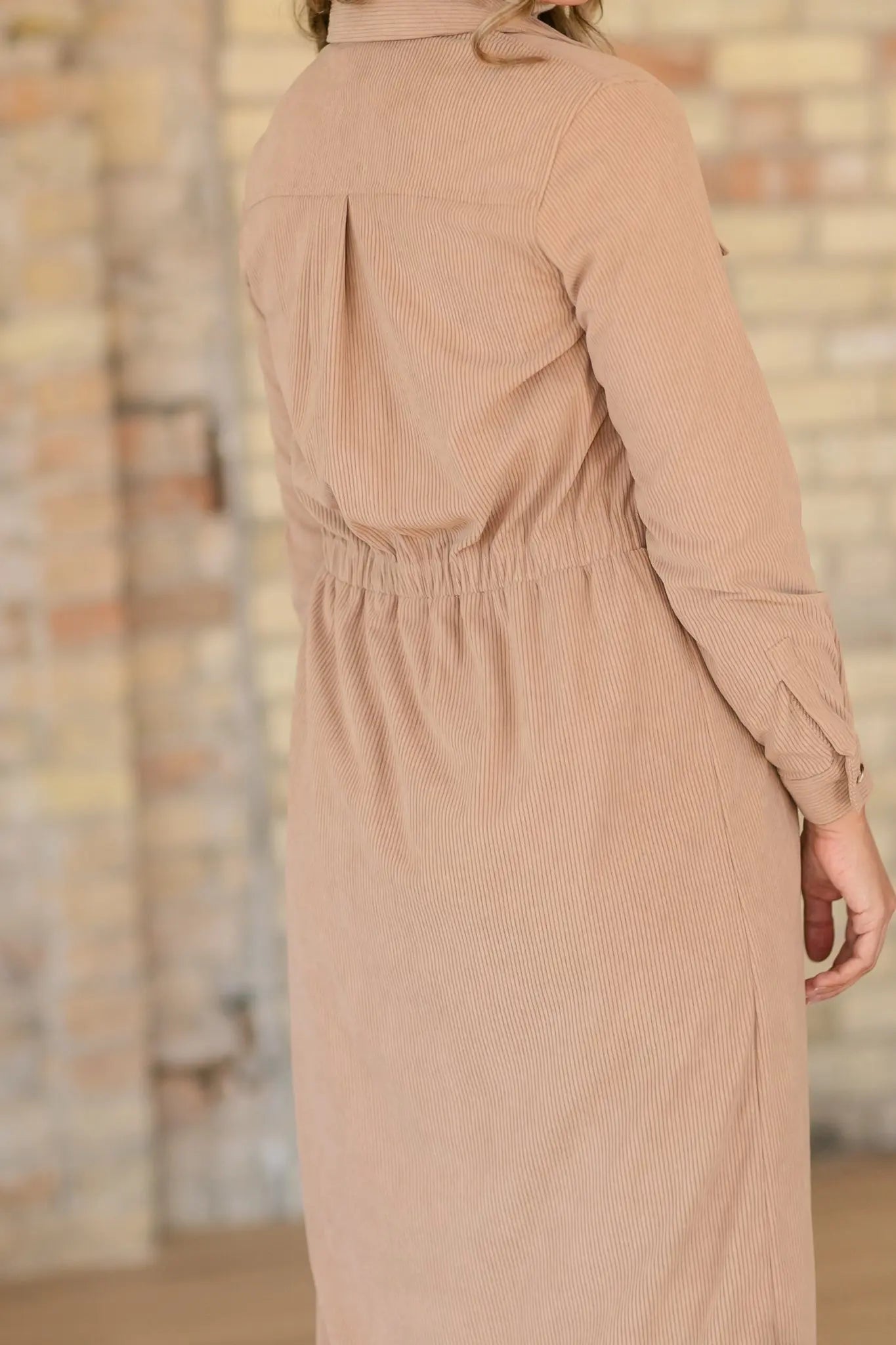 Anika Corduroy Shirt Dress Inherit Co.