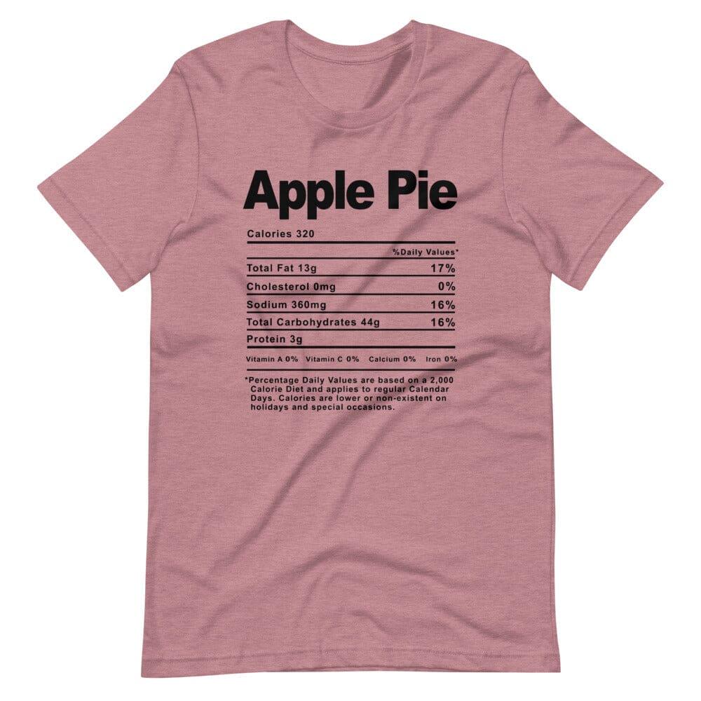 Adorb.co Apple Pie Thanksgiving Tee, a soft graphic t-shirt. Showcases a delightful apple pie design, ideal for festive fall 