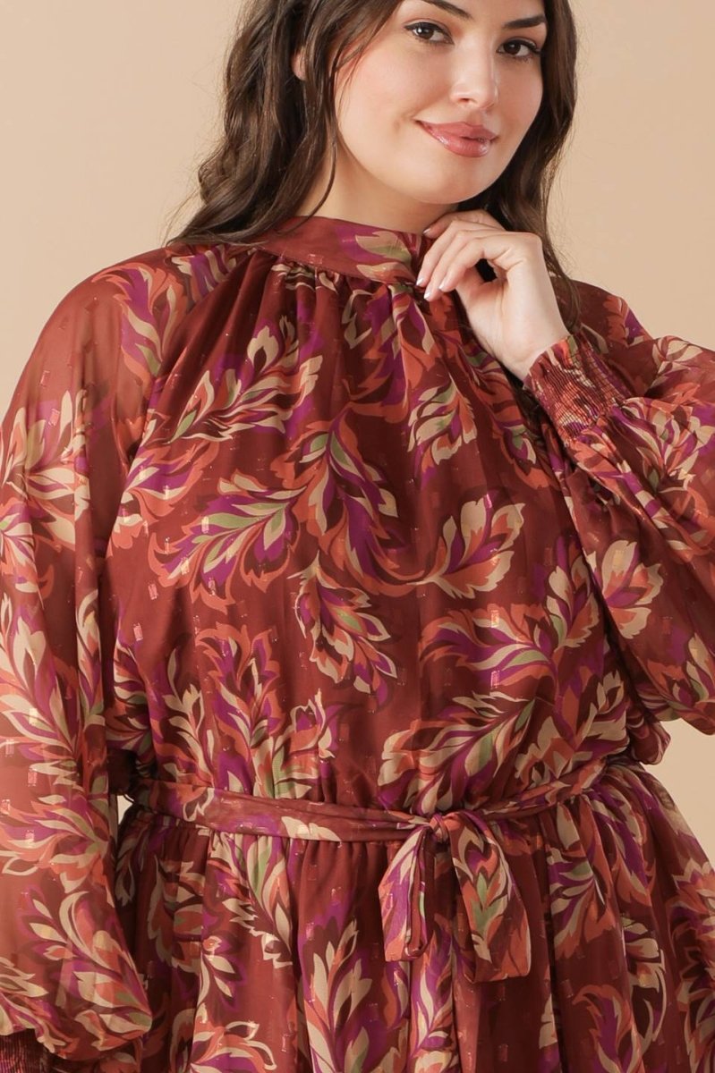 ARTISTIC ESSENCE WOVEN MINI DRESS - Love Salve 