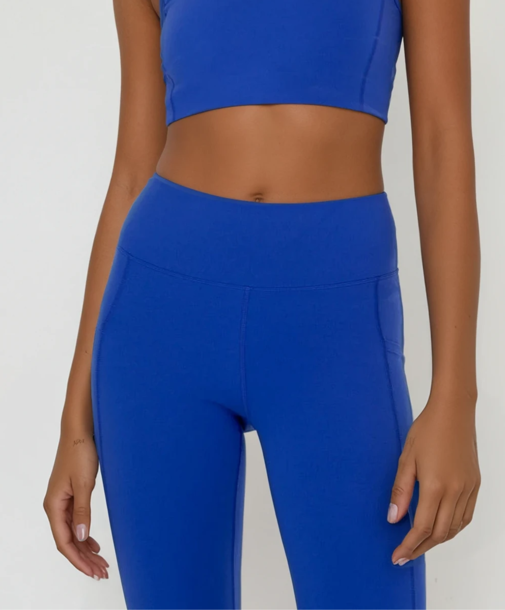 Power Flow Cropped Leggings With Pockets For Training Fitkitty Culture Athleisure Wear, Yoga Wear & Women's Clothing