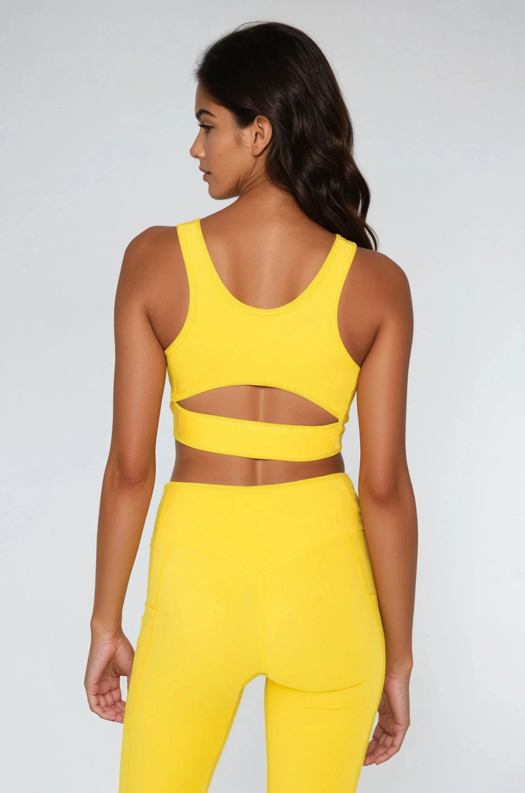 Breathe Easy Cut Out Back Sports Bra Lycra Blend Pro Fitkitty Culture Athleisure Wear, Yoga Wear & Women's Clothing