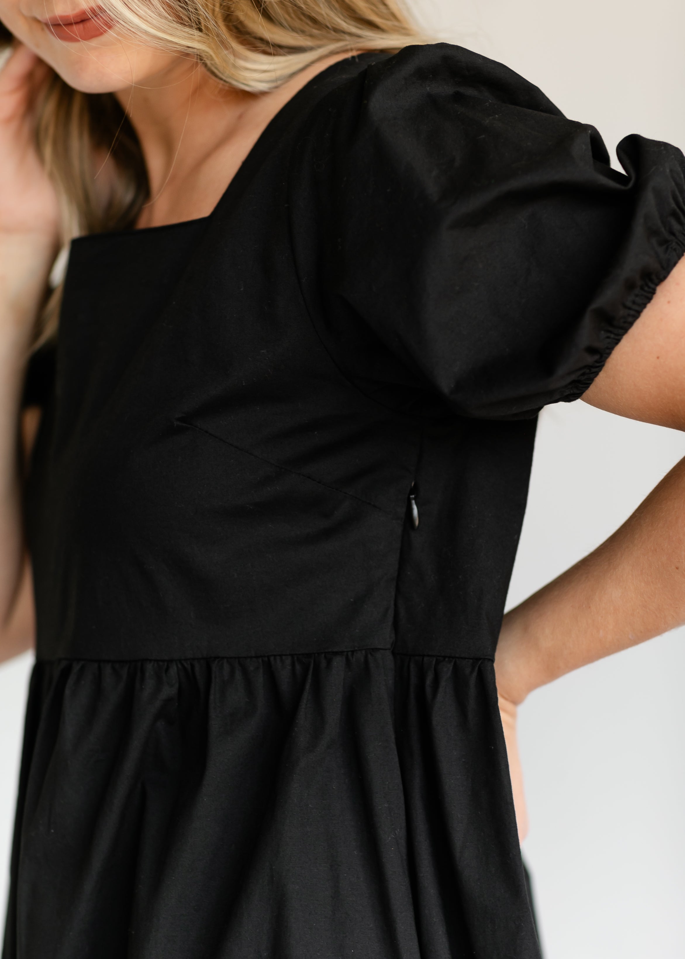 Ava Square Neck Midi Dress Inherit Co.