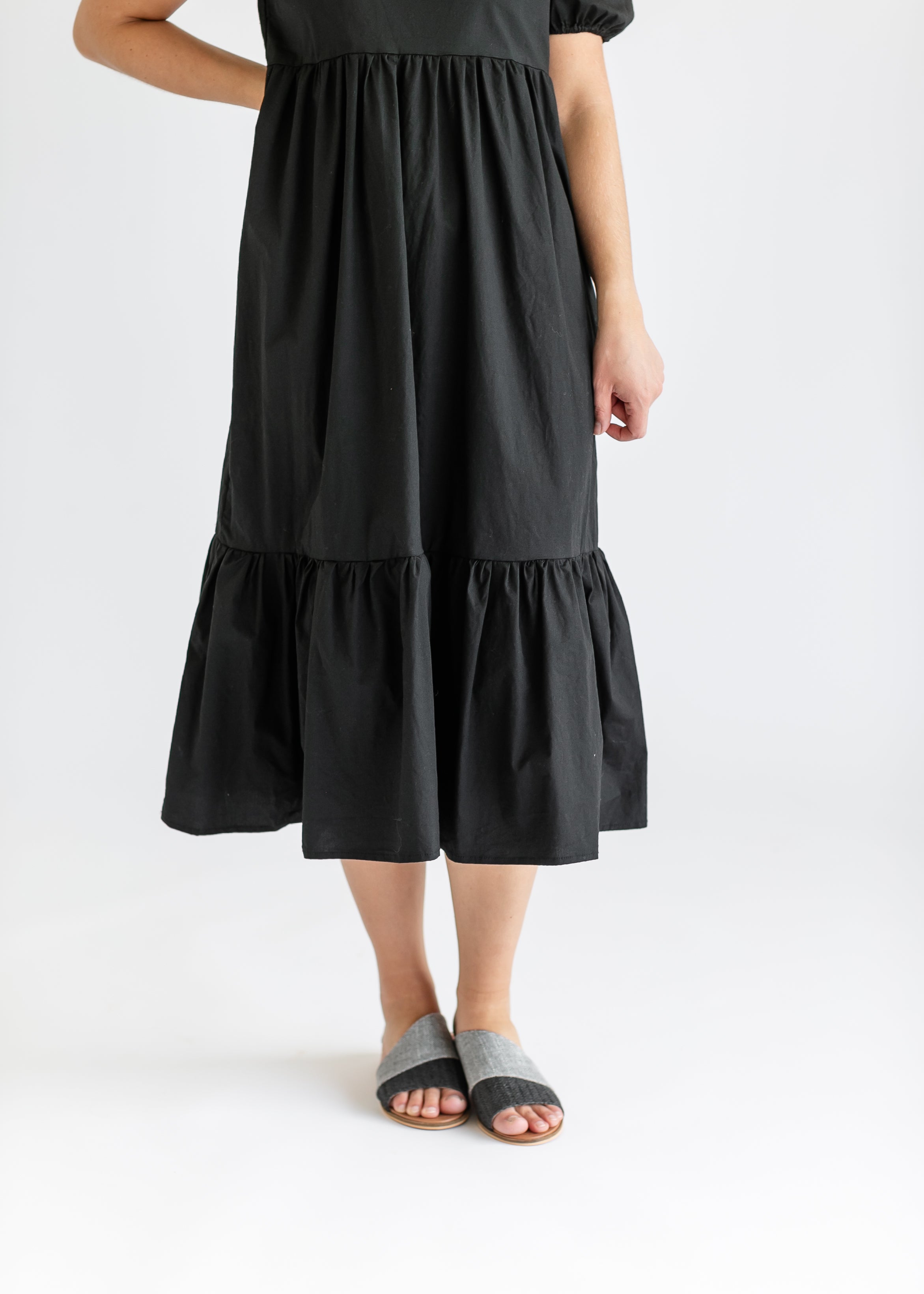 Ava Square Neck Midi Dress Inherit Co.