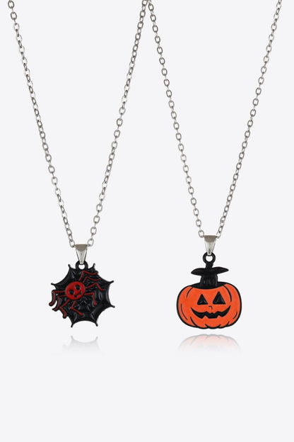 Spooky Charm Two-Piece Necklace Set