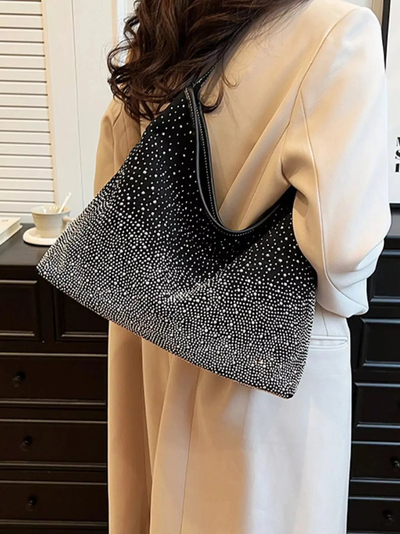 Rhinestone Tote Bag Simply Love