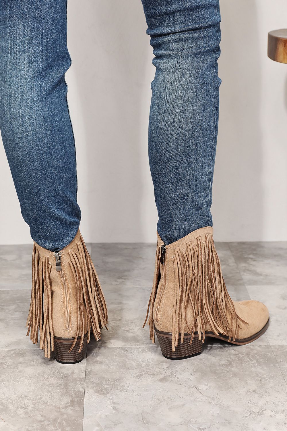 Legend Women's Fringe Cowboy Western Ankle Boots Coco’s Tee Boutique