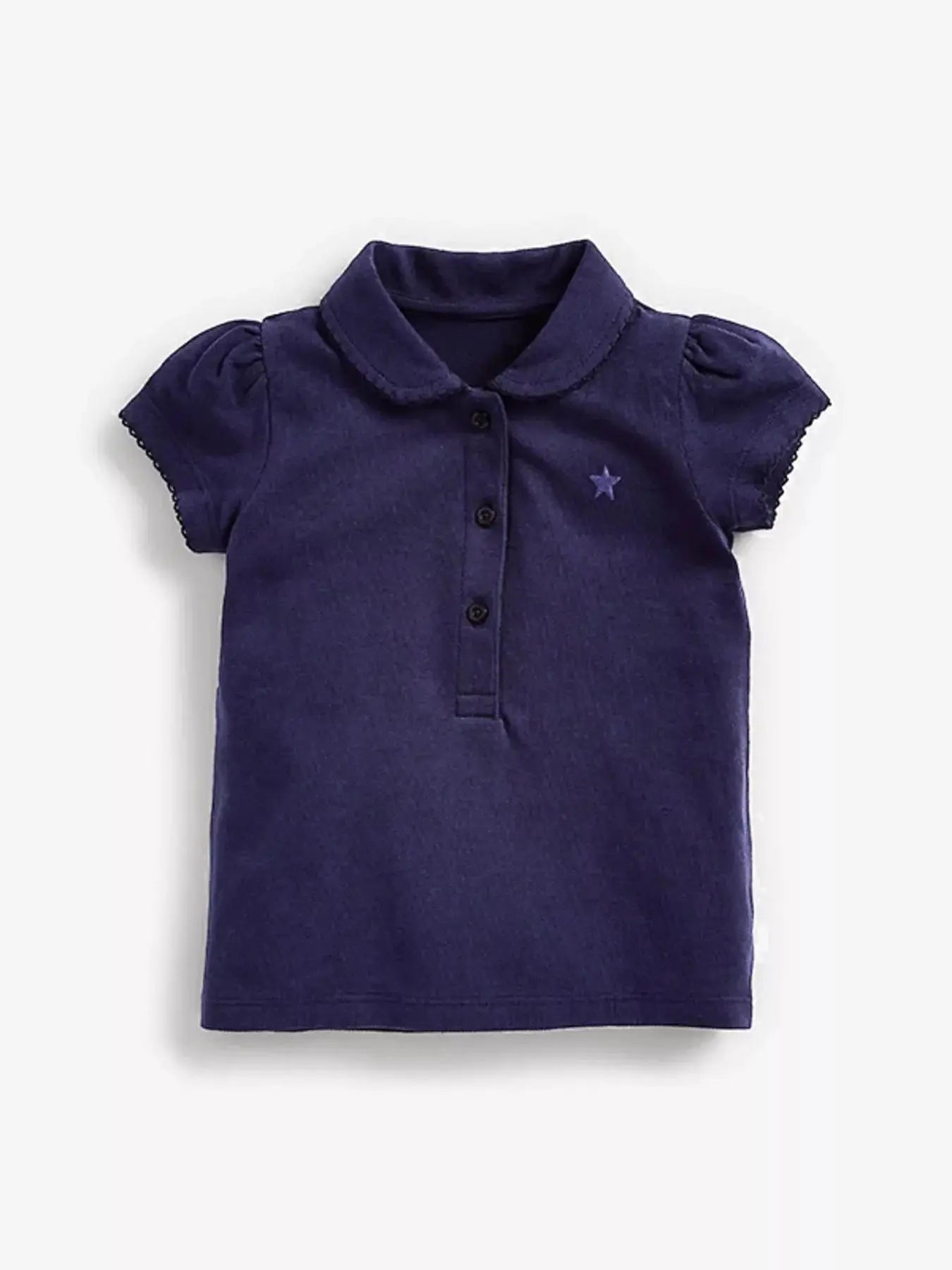 Children's Button Detail Short Sleeve Polo Simply Love