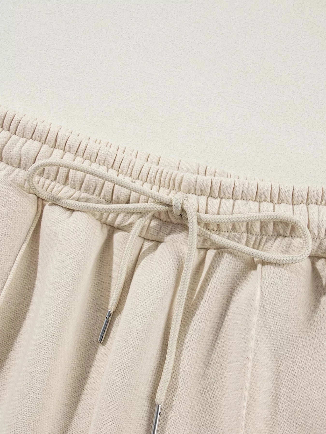 Drop Shoulder Zip Up Jacket and Drawstring Pants Active 2pcs Set Coco’s Tee Boutique