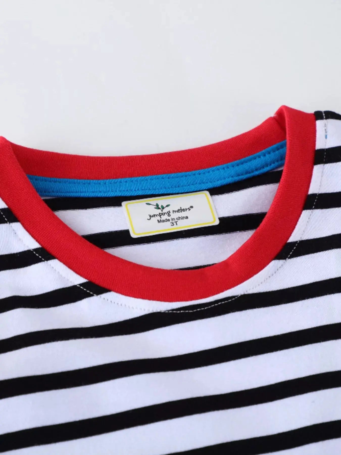Kids Long Sleeve Striped Shirt With Construction Vehicle Applique Simply Love