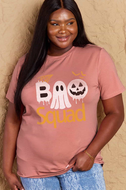 Boo Squad graphic tee for cozy casual vibes