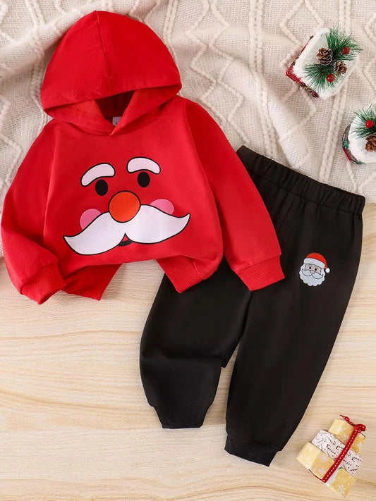 Children's Christmas Santa Hoodie & Pants Set Simply Love