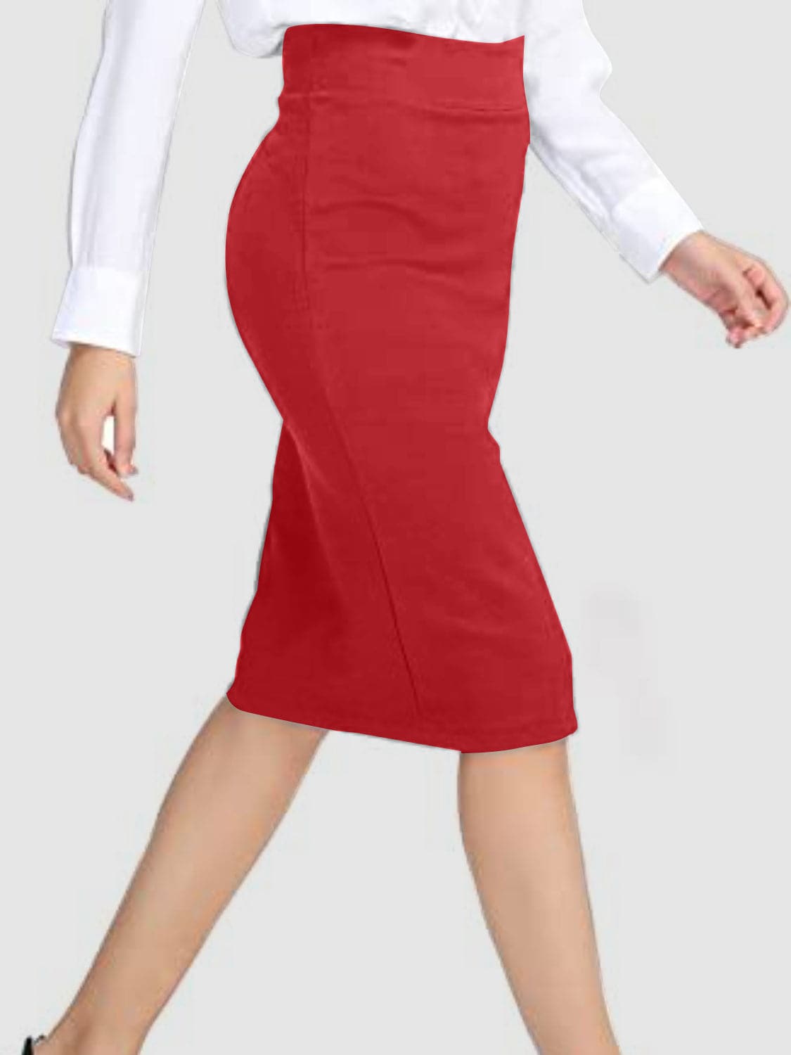 High Waist Wrap Skirt.