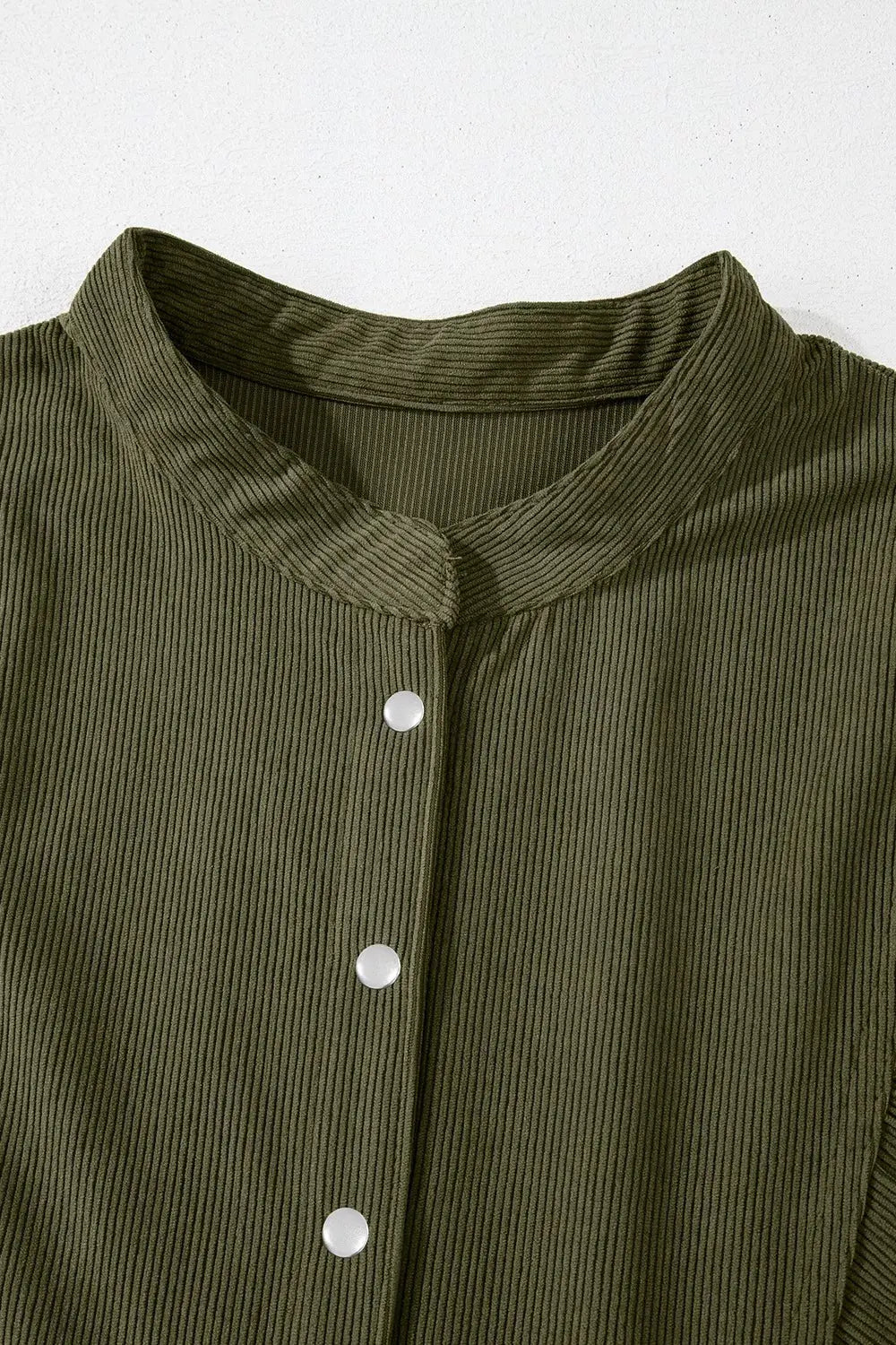 Corduroy Button-Down Babydoll Dress Simply Love