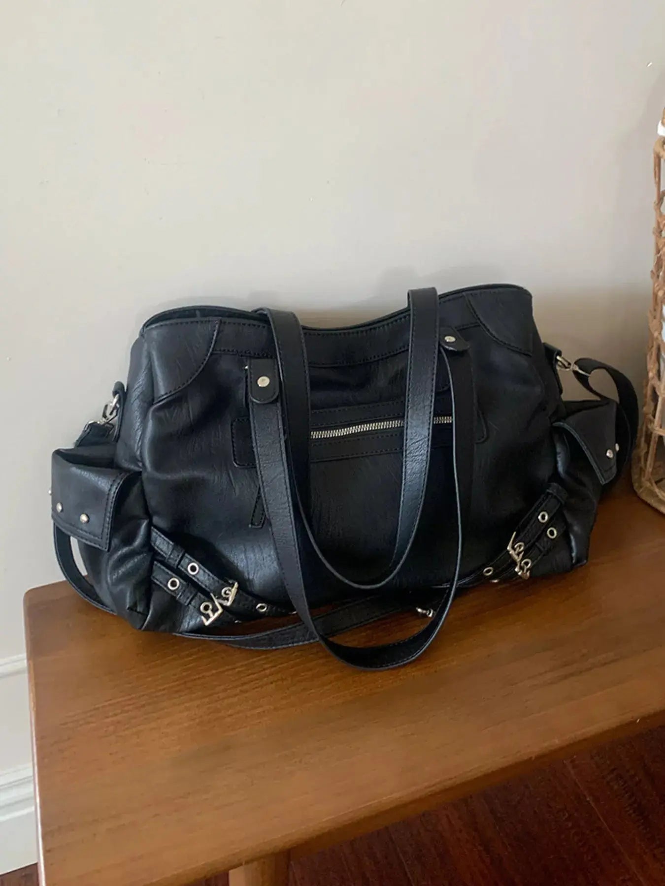Rivet Decor Crossbody Bag Simply Love