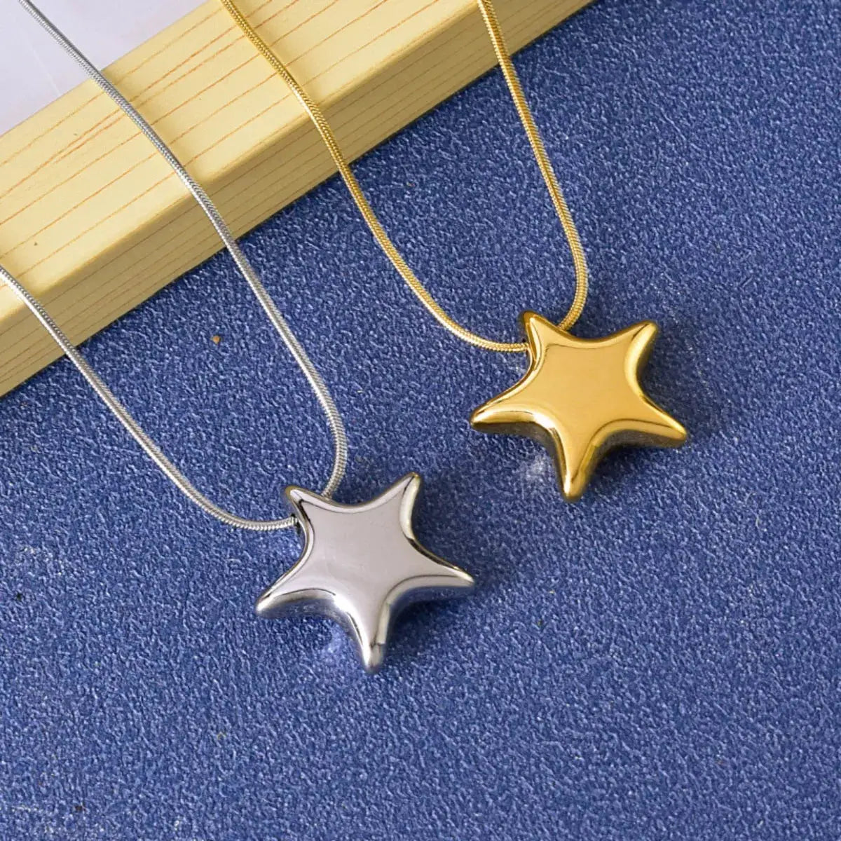 Titanium Steel Star Pendant Necklace Simply Love