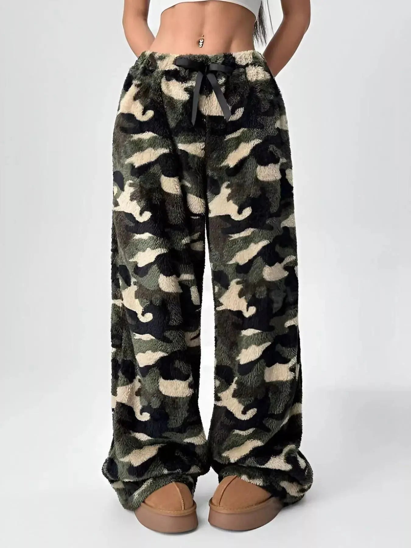 Drawstring Wide Leg Pants Simply Love