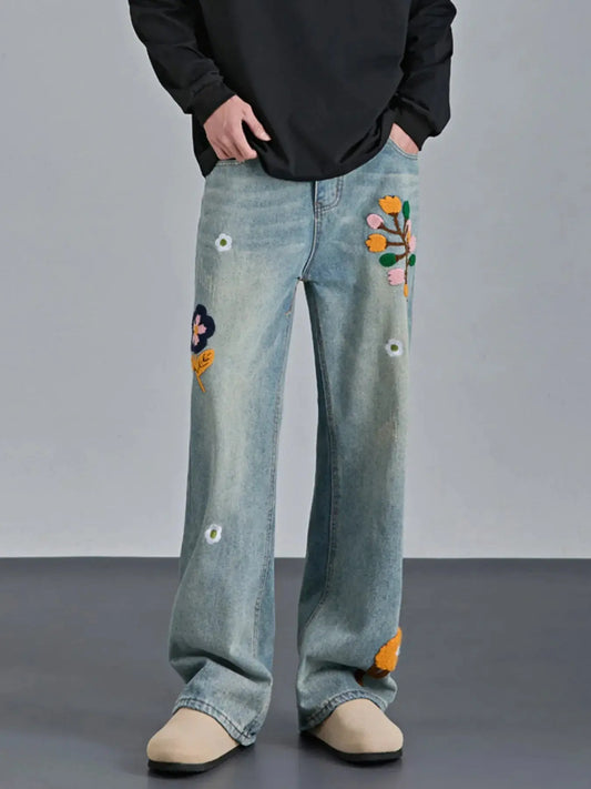 Men's Wide Leg Jeans Simply Love