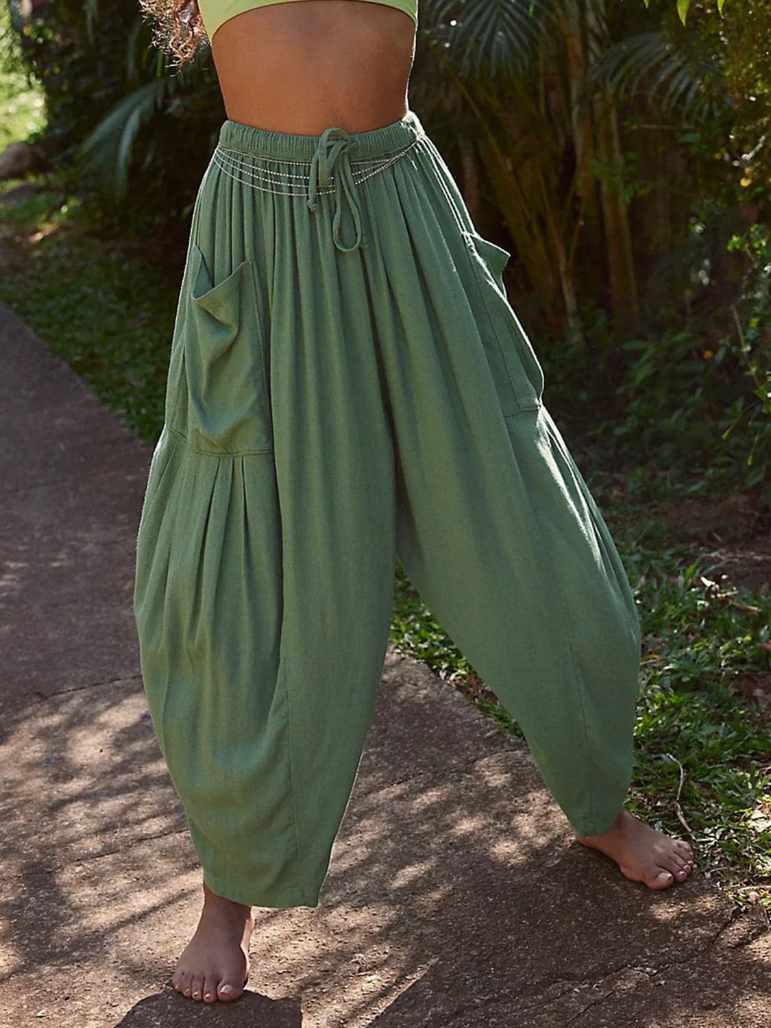 Full Size Wide Leg Pants with Pockets.