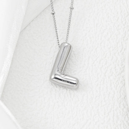 Bubble Letter Pendant Necklace – Pop Your Style!