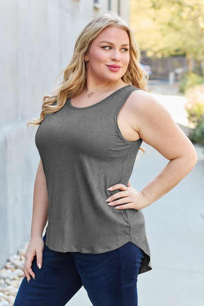 Basic Bae Full Size Round Neck Tank.