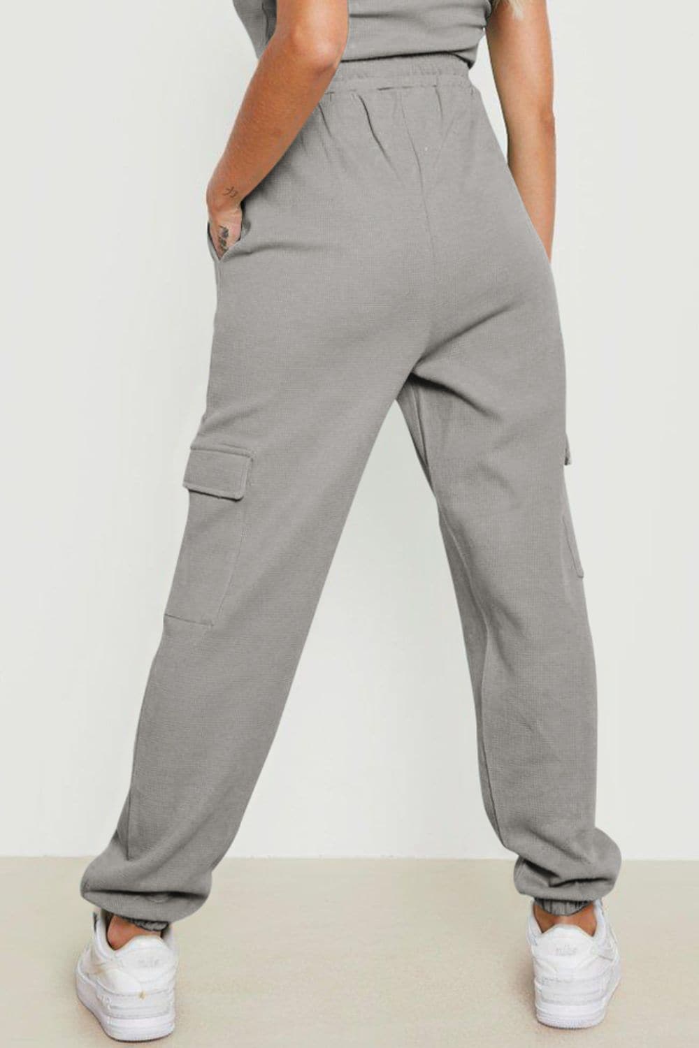 Drawstring Joggers with Pockets.