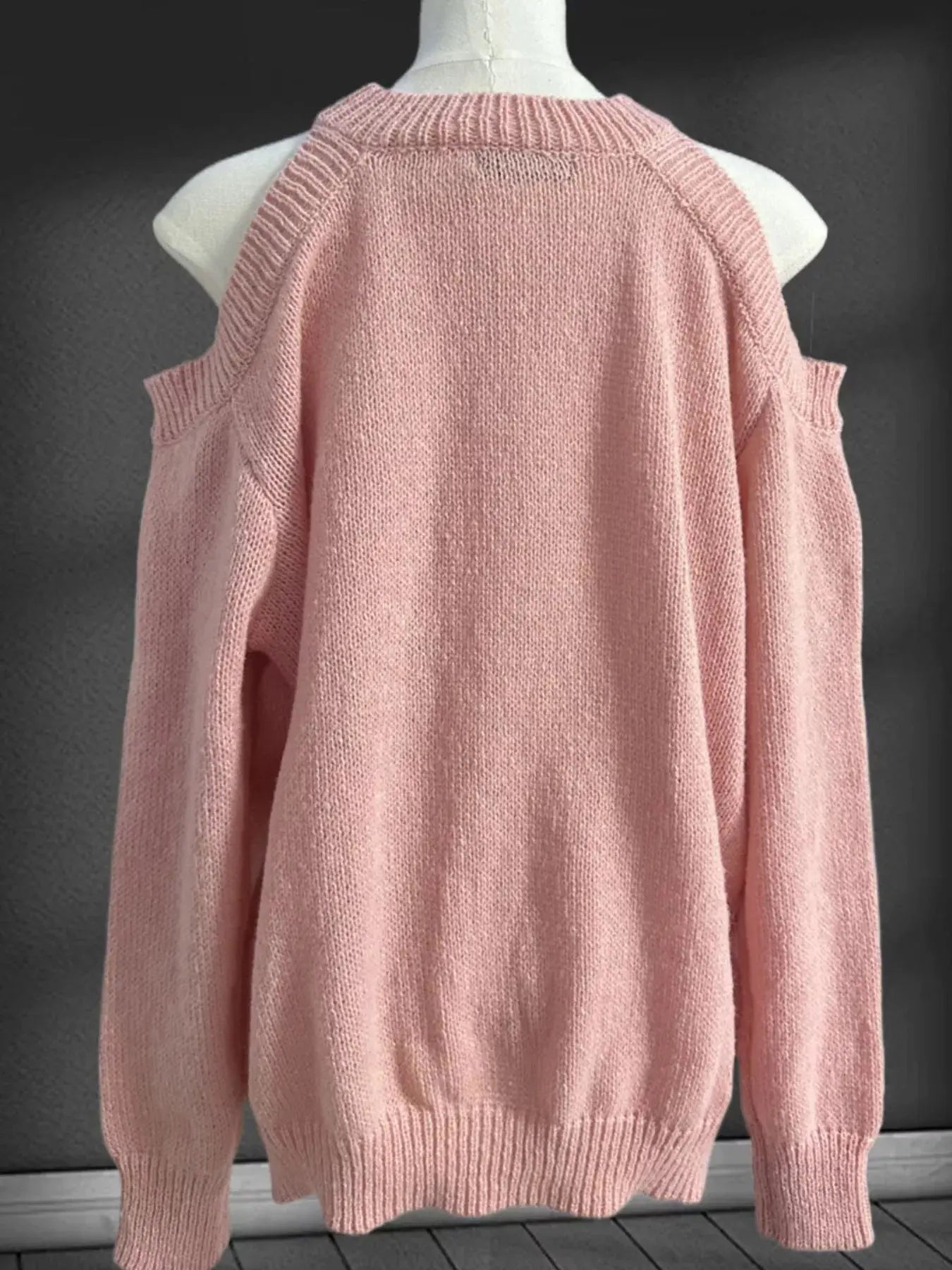 Cold Shoulder Knit Sweater Simply Love