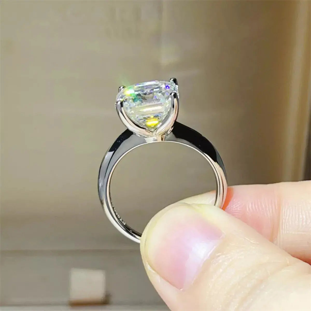 5 Carat Moissanite 925 Sterling Silver Ring Simply Love