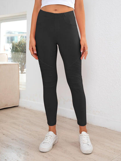 Ribbed Detail Leggings.