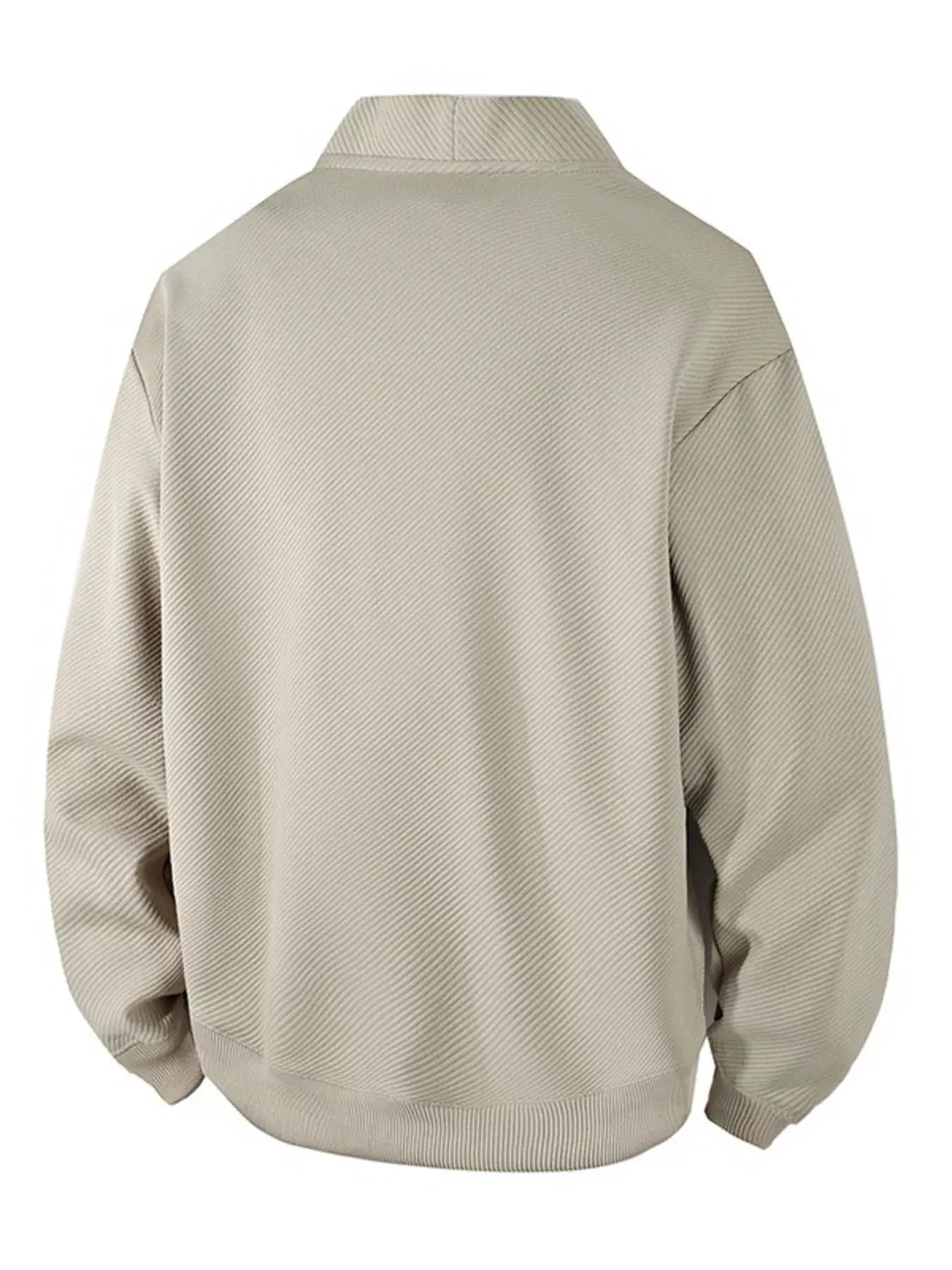 Men‘s Plus Size Textured Button-Down Casual Jacket Simply Love