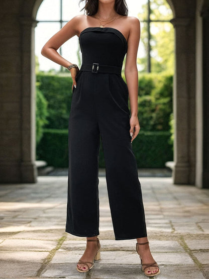 Tube Jumpsuit with Pockets.