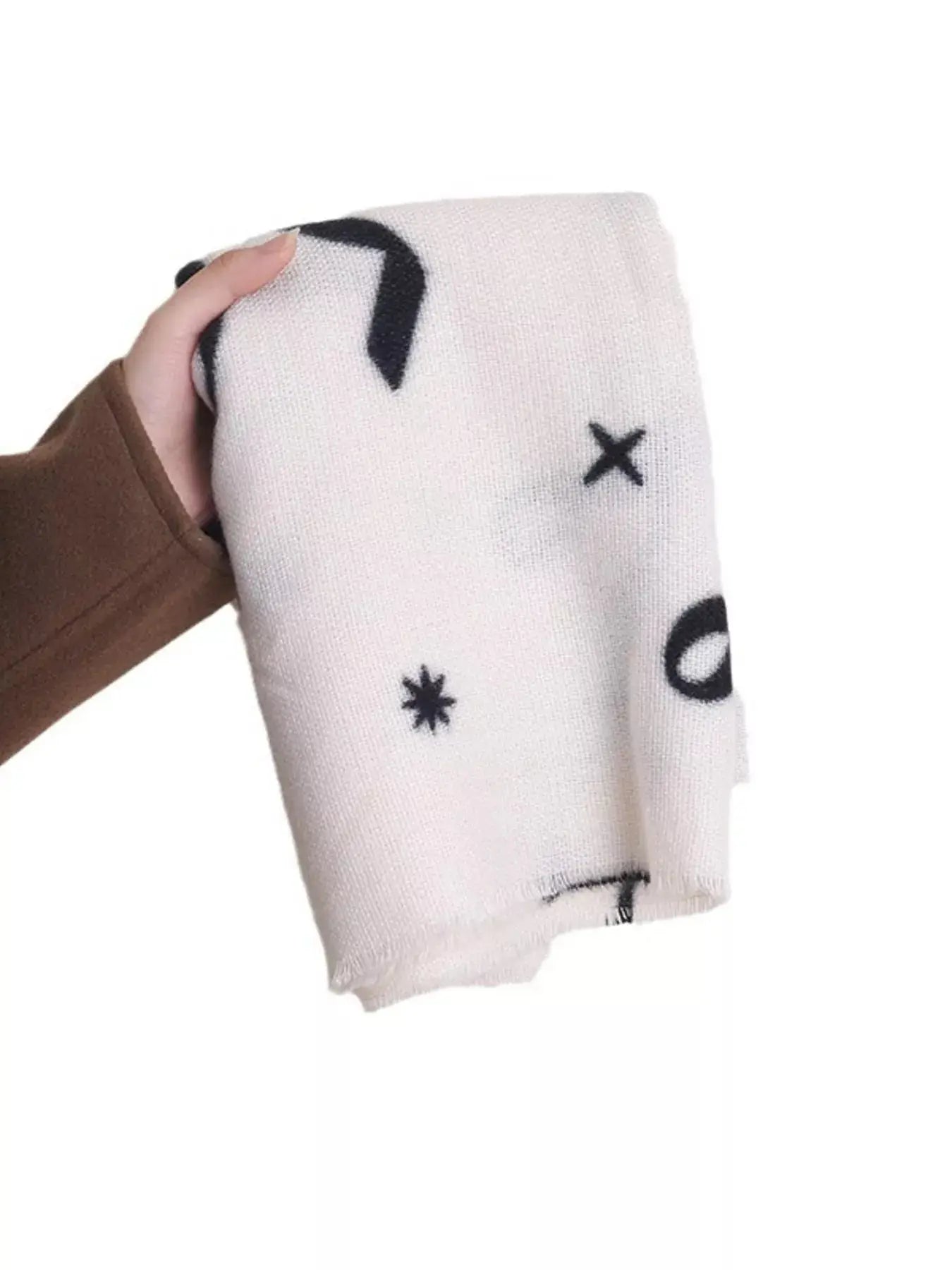 Bow Print Lightweight Scarf Simply Love