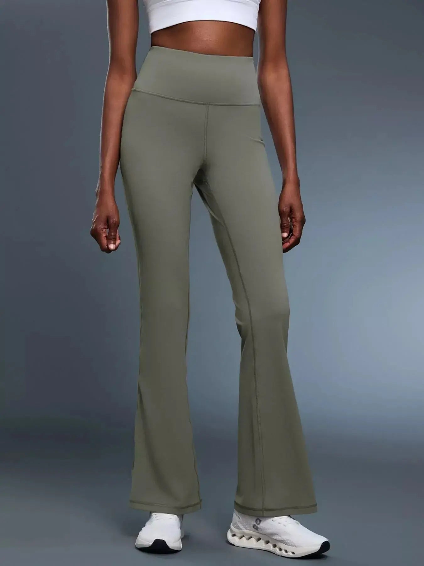 High-Waisted Flare Active Pants Simply Love