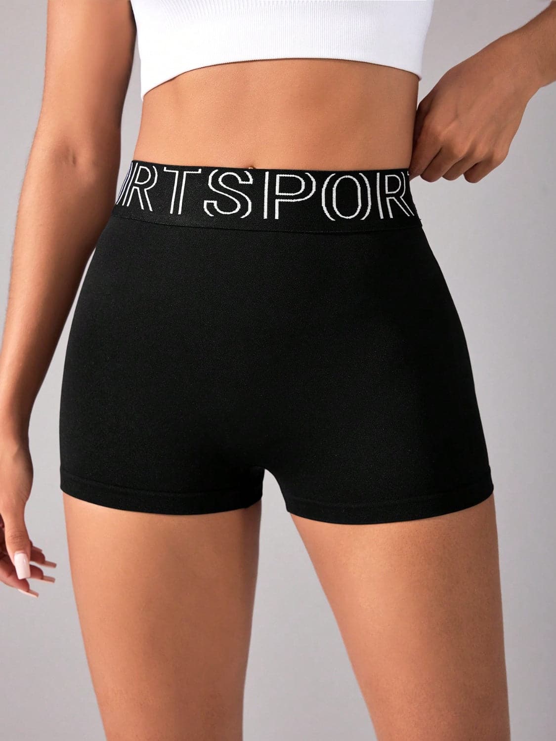 High Waist Active Shorts.