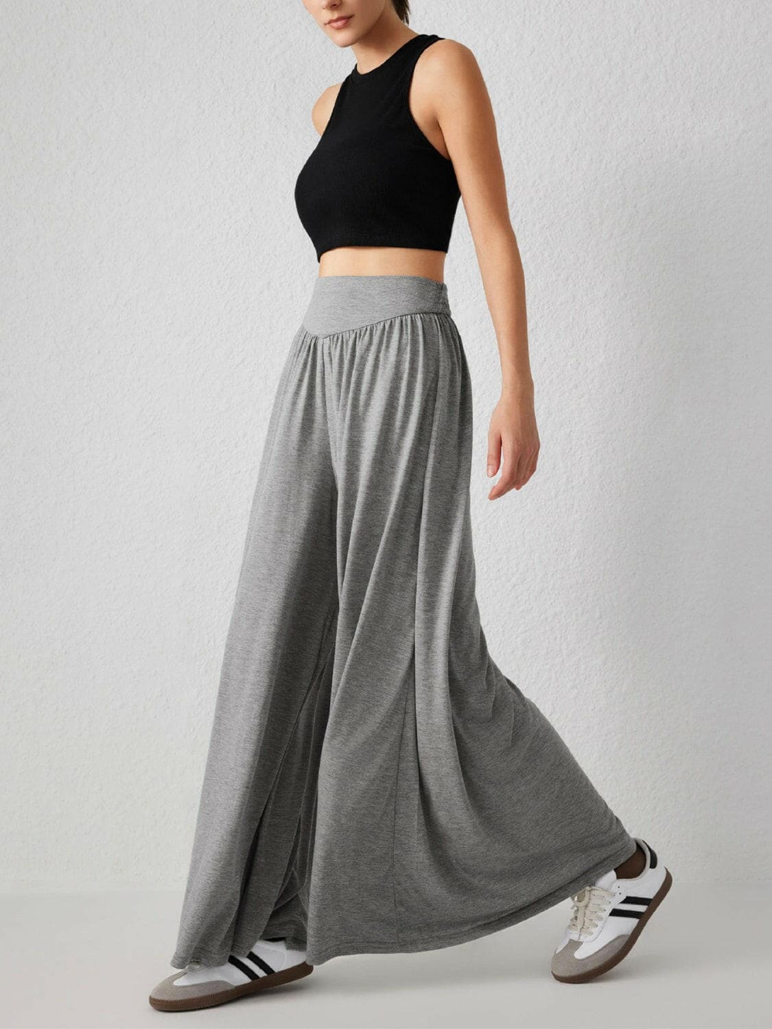 High Waist Wide Leg Pants.