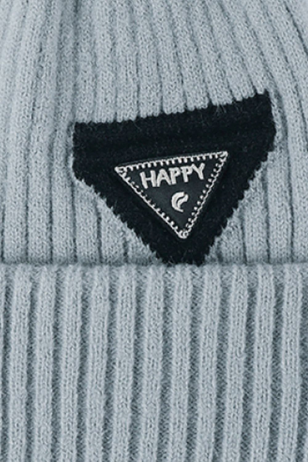 HAPPY Contrast Beanie.