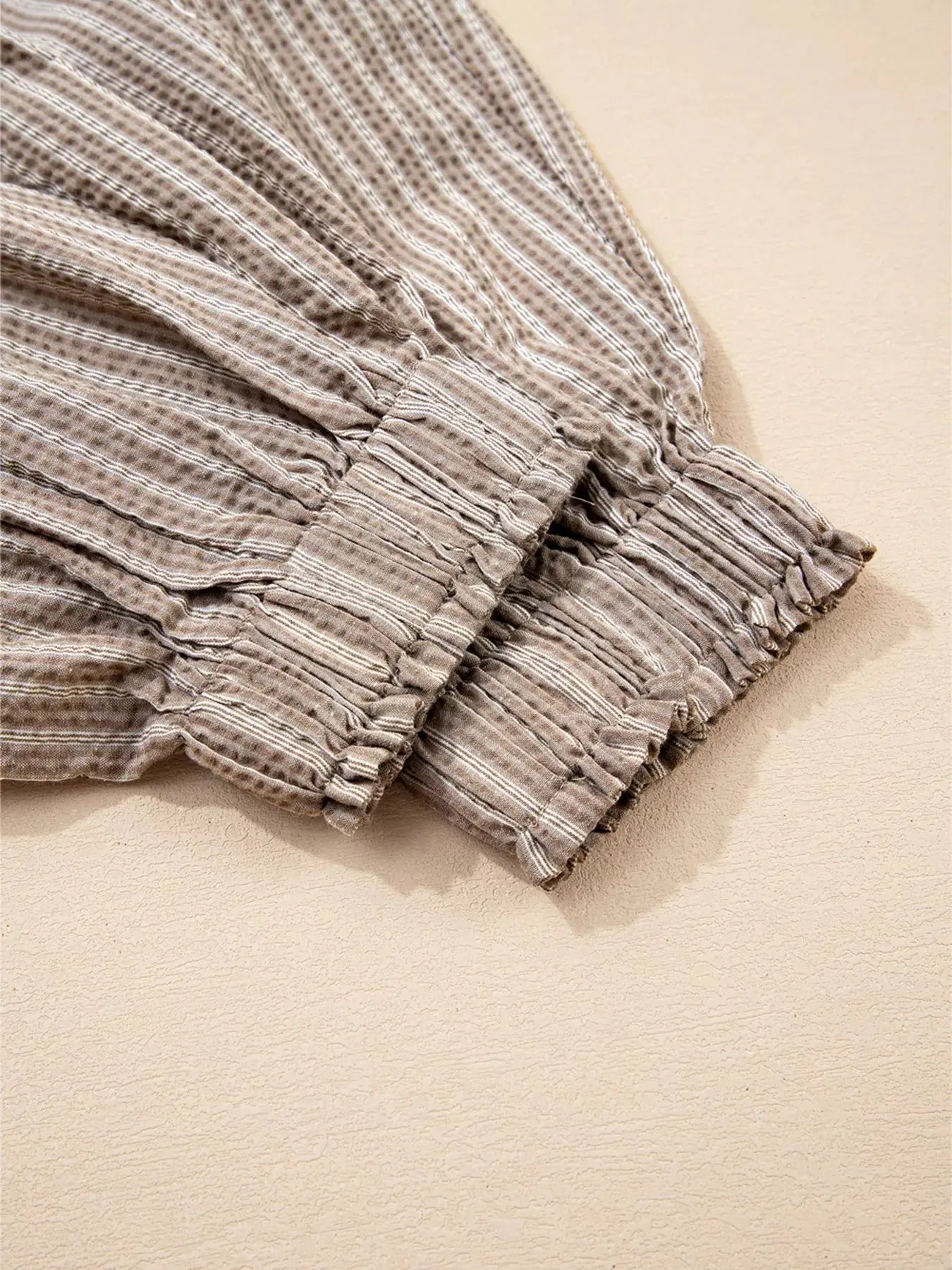 Stripe Drawstring Cargo Jogger Pants with Pockets Simply Love