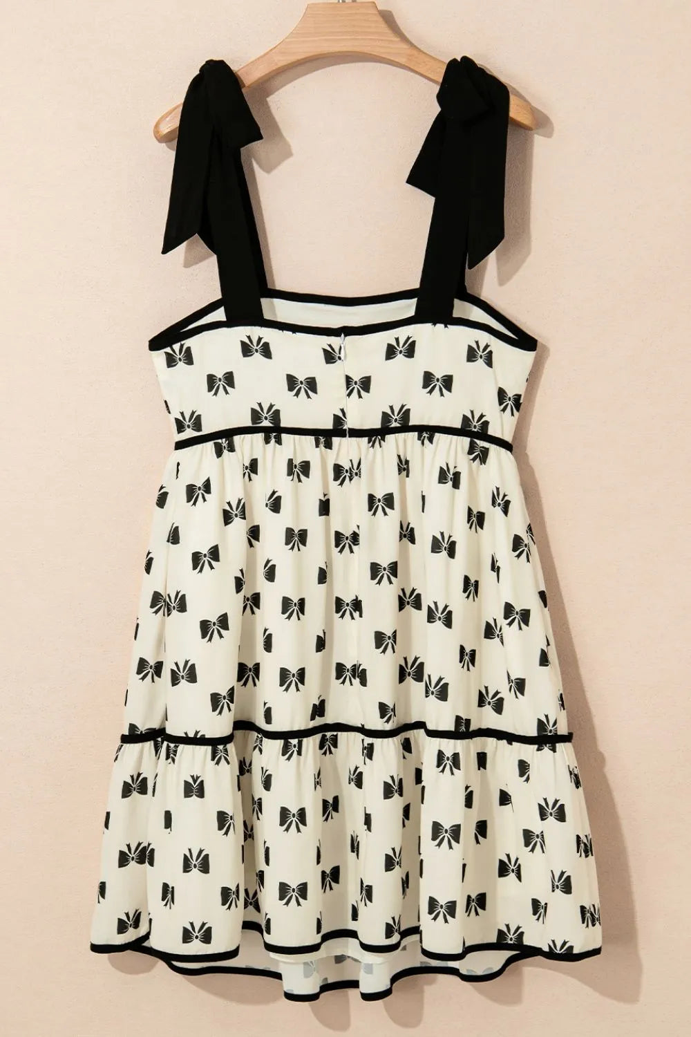 Simply Love: Knotted Mini Dress, Bow & Trim