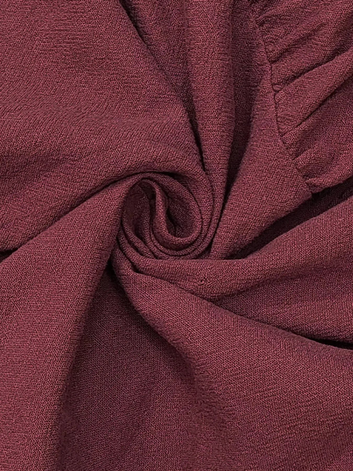 Tie Waist Long Sleeve Ruffled Hem Dress Simply Love