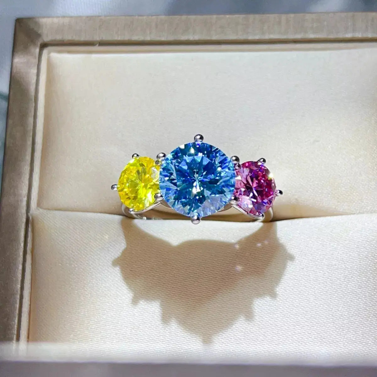 5 Carat Moissanite 925 Sterling Silver Ring Simply Love