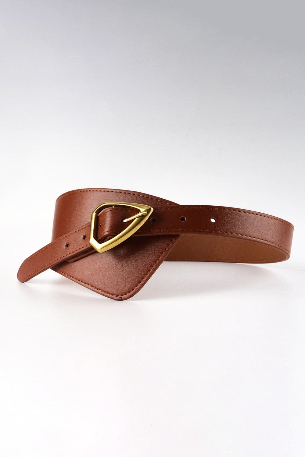 Irregular PU Leather Belt.