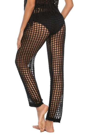 Cutout High Waist Swim Pants.