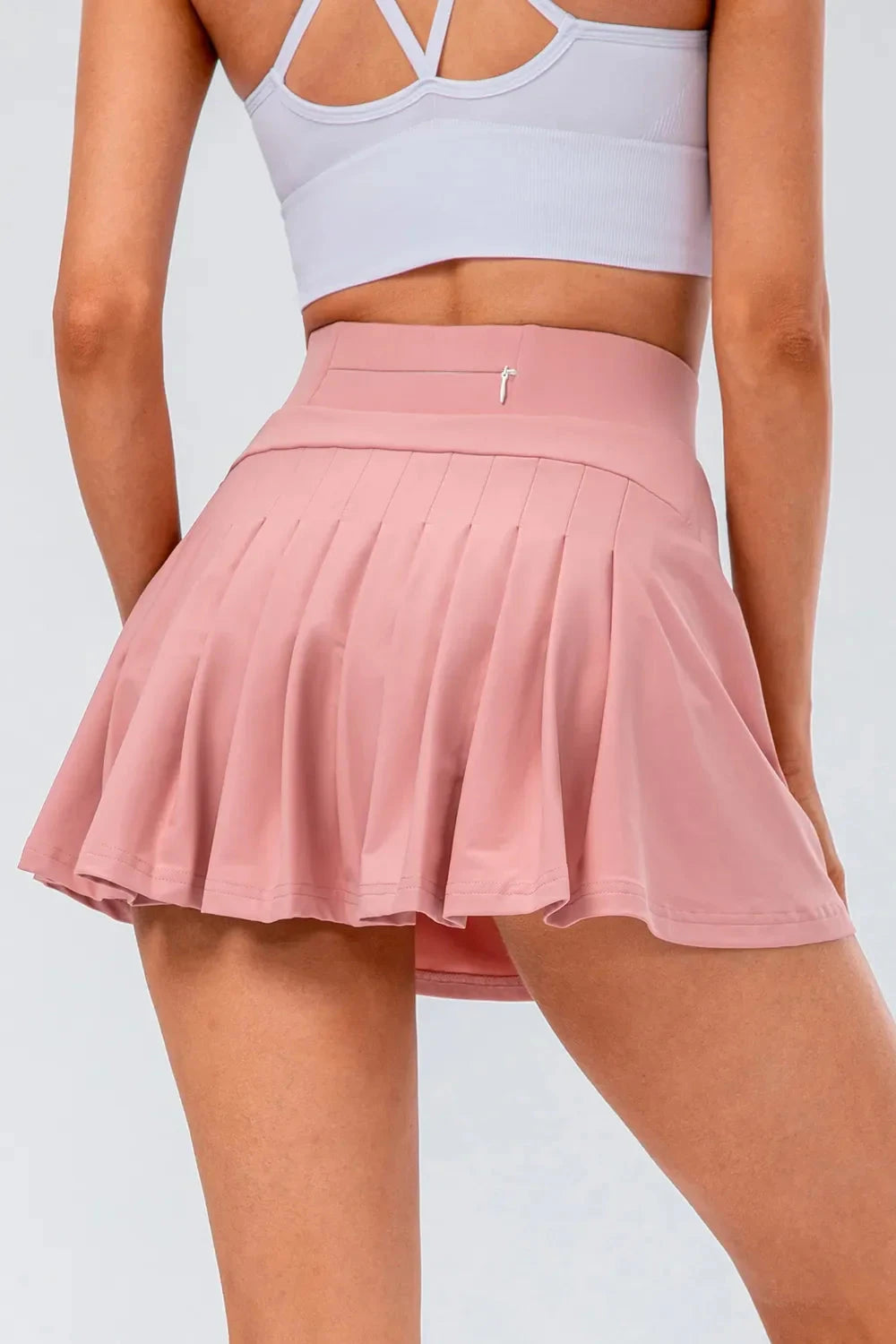 High Waist Pleated Active Skirt Coco’s Tee Boutique