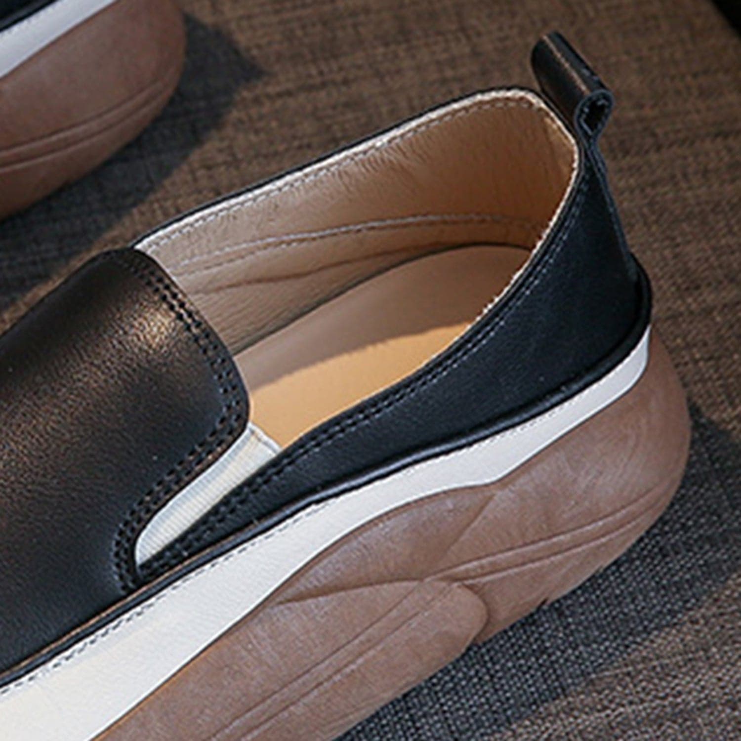 Chunky Slip On Shoes.