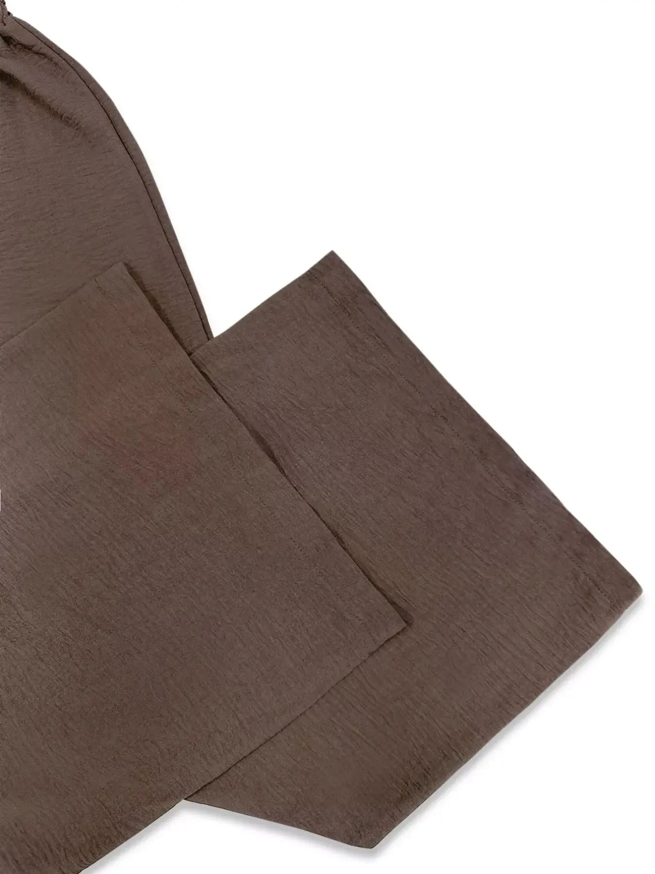 Long Sleeve Shirt and Wide Leg Pants Set Simply Love