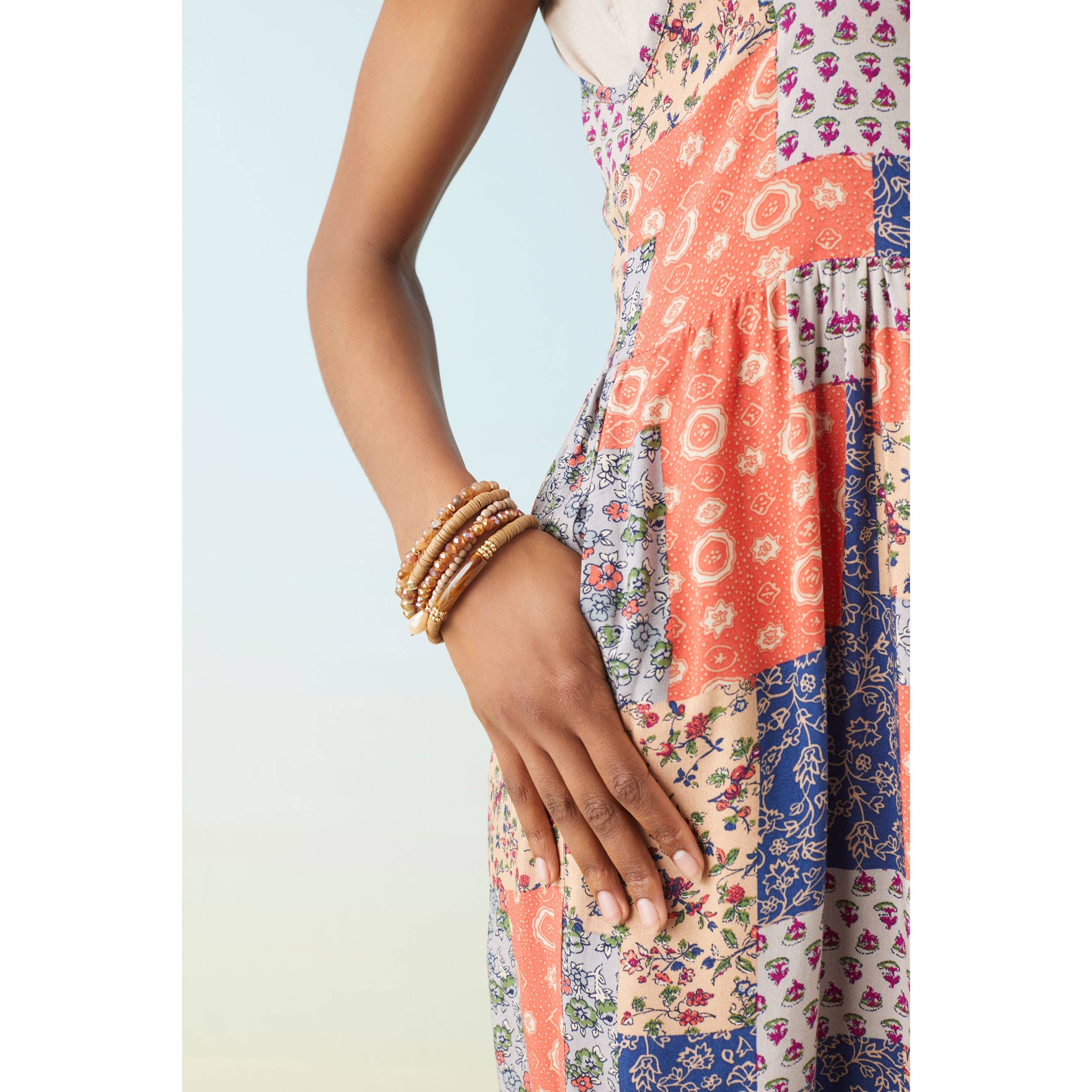 Serenity Patchwork Jumpsuit With Side Pockets Boho Chic Fitkitty Culture Athleisure Wear, Yoga Wear & Women's Clothing