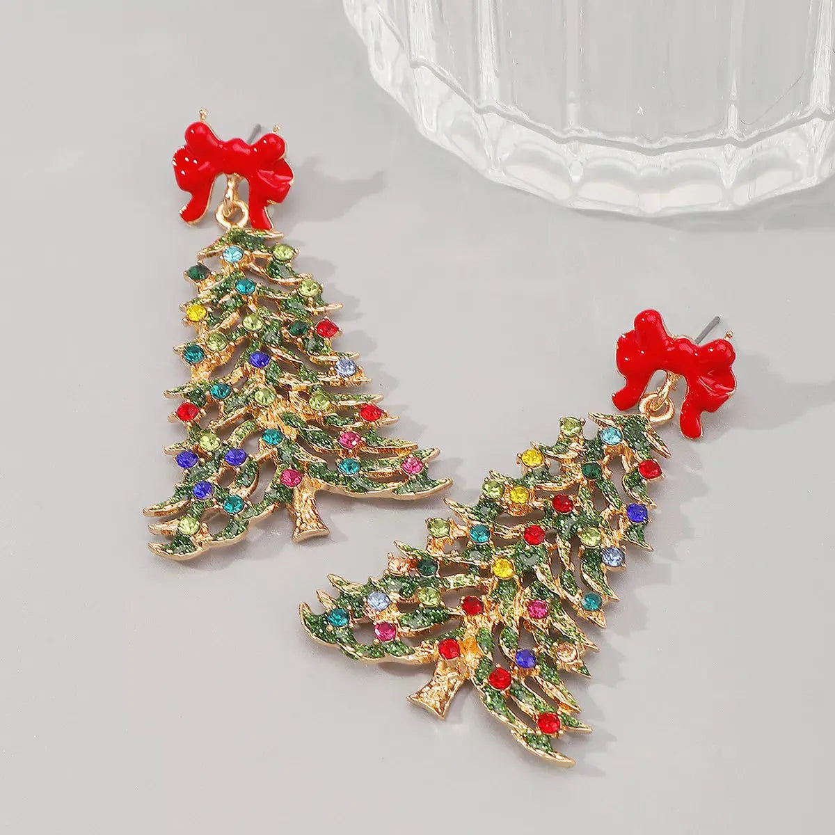 Christmas Tree Dangle Earrings Simply Love